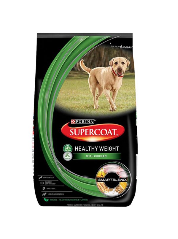 Purina Supercoat Healthy Weight Dry Dog Food Chicken