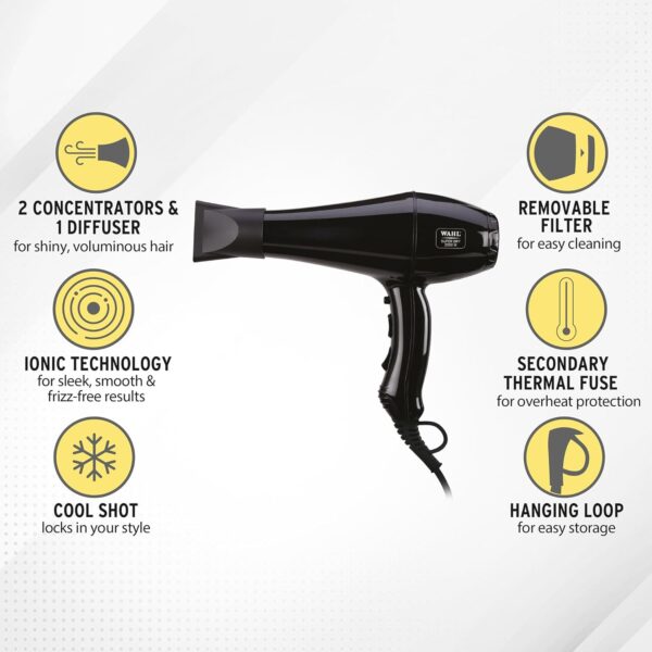 WAHL 5439-024 Super Dry Professional Ionic Hair Dryers