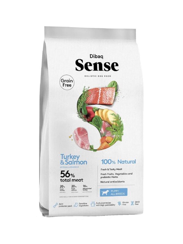 Dibaq Sense Grain Free Salmon and Turkey Puppy