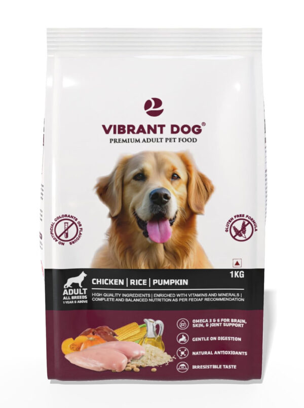 VIBRANT DOG ADULT (CHICKEN | RICE | PUMPKIN)