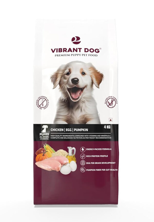 VIBRANT DOG PUPPY (CHICKEN | EGG | PUMPKIN)